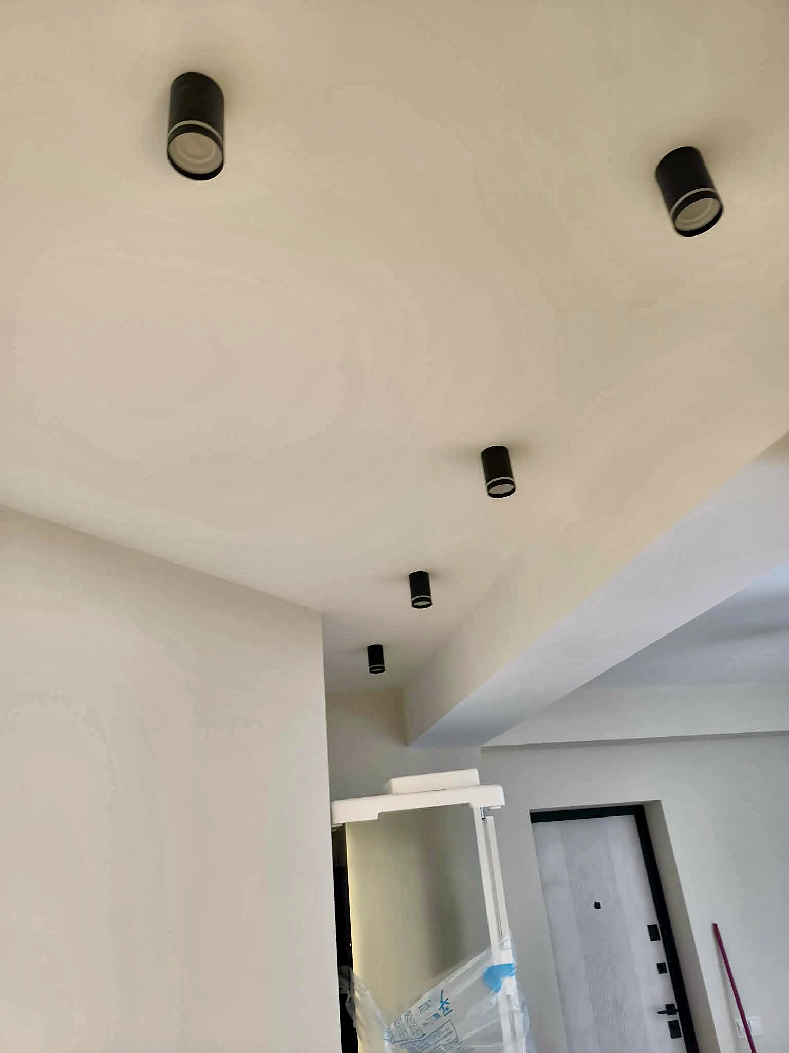 Finished ceiling and surface details