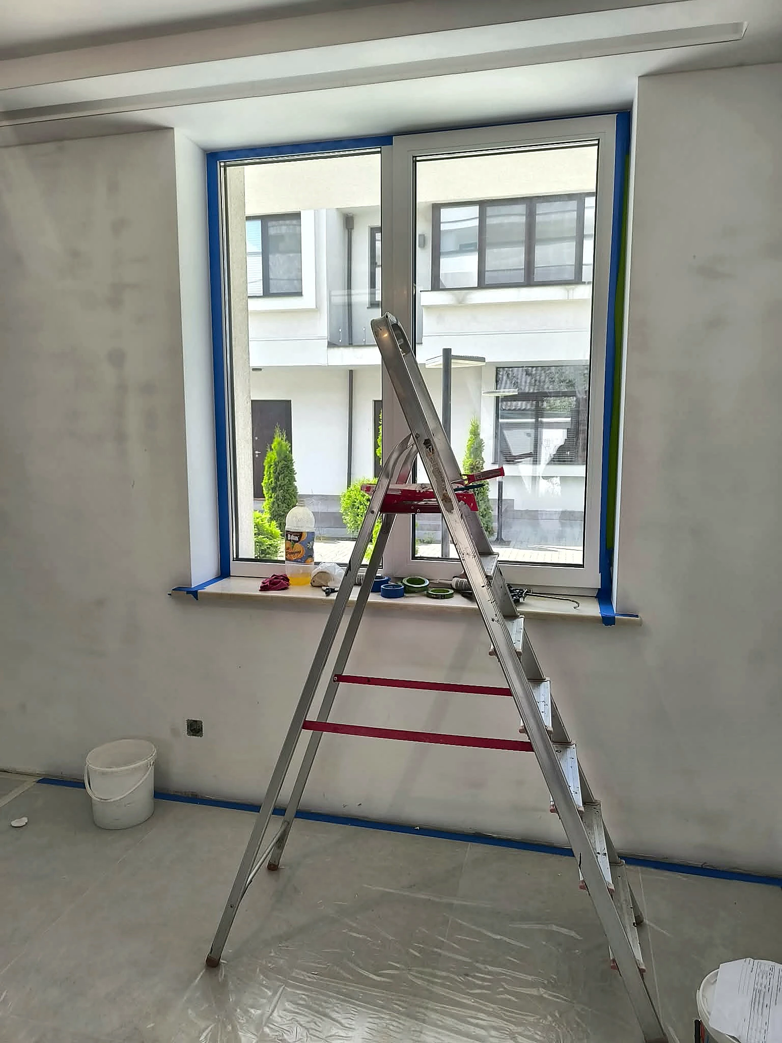 Masking and surface preparation before decoration
